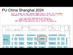 2200mm 절단 너비 PU 폼 절단 기계 수평 스플리터 자동 시멘스 전자 서보