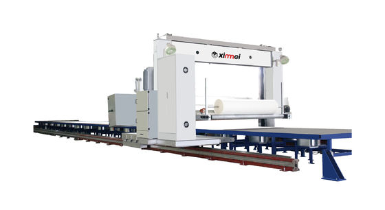 긴 엽 PU 폼 분할 절단 기계 고 정밀, 선형 모션 가이드