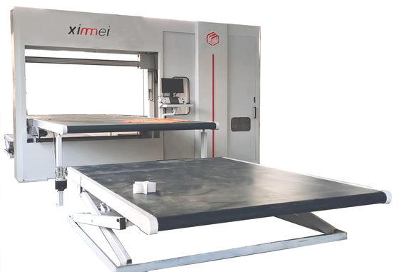 수직 콘투르 CNC 폼 보드 절단 기계 컴퓨터 제어 회전 루프 칼