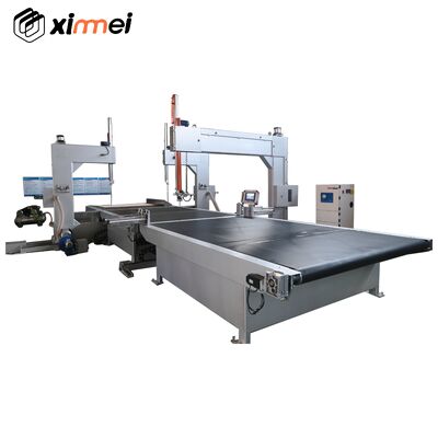 스폰지 절단 기계 수직 밴드 칼 PLC HMI 제어 폼 블록 절단 스트립으로 분할 EPE PU 단열 면도 스쿠버 EVA 바위 울 꿀집 종이 보드 코코넛 섬유 CAD 도면이 없습니다